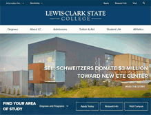 Tablet Screenshot of lcsc.edu