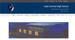 Desktop Screenshot of lake-central.lcsc.us