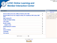 Tablet Screenshot of moodle.lcsc.org